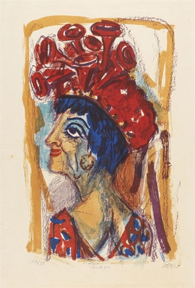 Contessa by Otto Dix, 1962