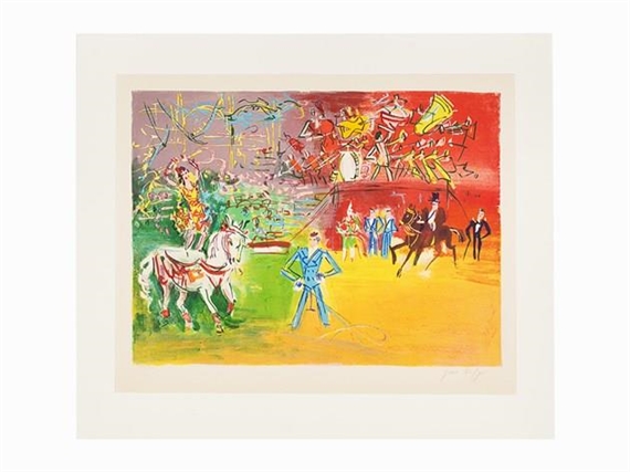 Le Cirque by Jean Dufy, circa 1950