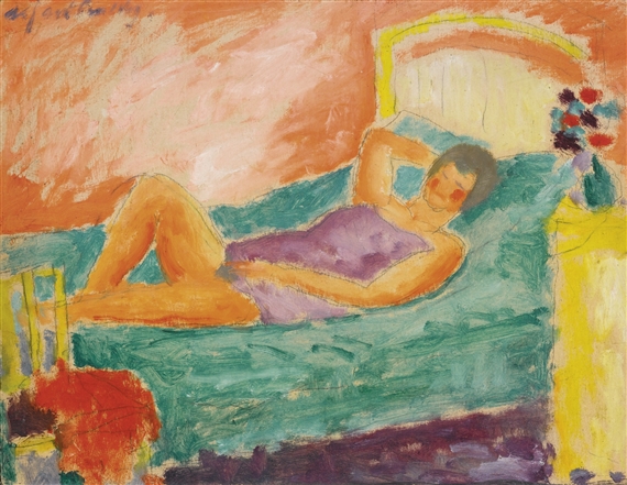 AKT IN ST. PREX (NUDE IN ST. PREX) by Alexej von Jawlensky, circa 1917