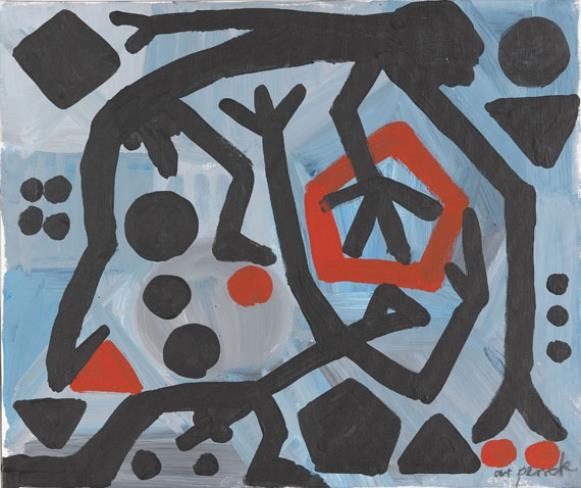 A.R. Penck | Der Schritt a yx2 3 (1990s) | MutualArt