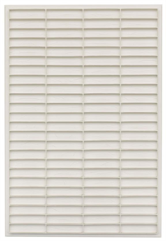 Artwork by Jan J. Schoonhoven, Relief 72-73-M-14, Made of Pigment and papier mâché on wood