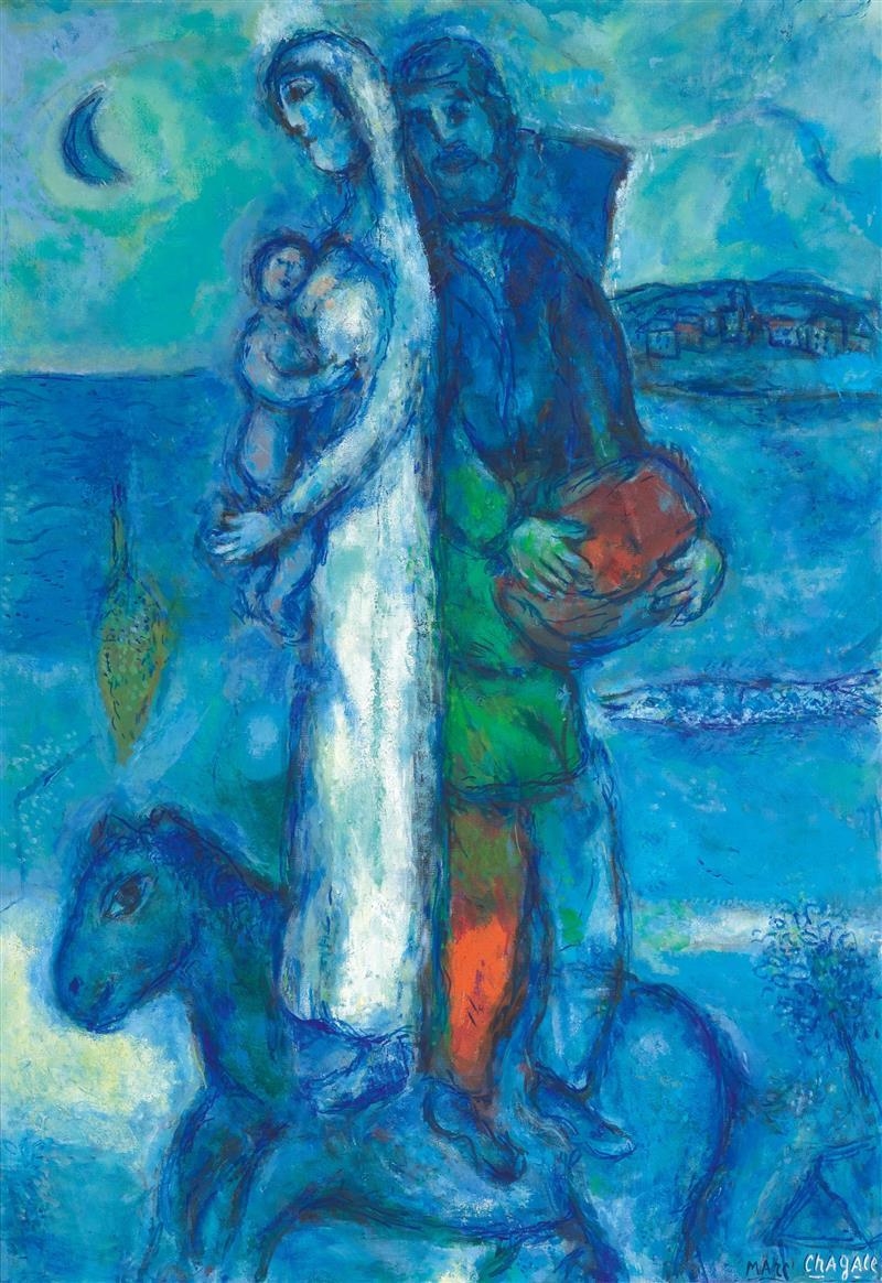 Marc Chagall、La Mariee de Notre-Dame