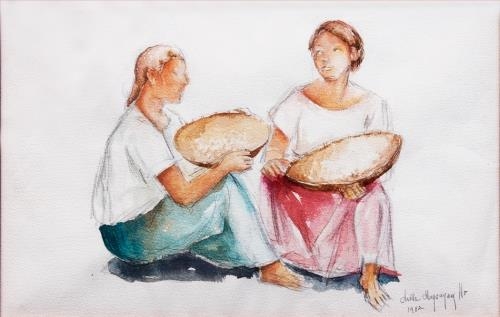 Artwork by Anita Magsaysay-Ho, Untitled, Made of watercolor on paper