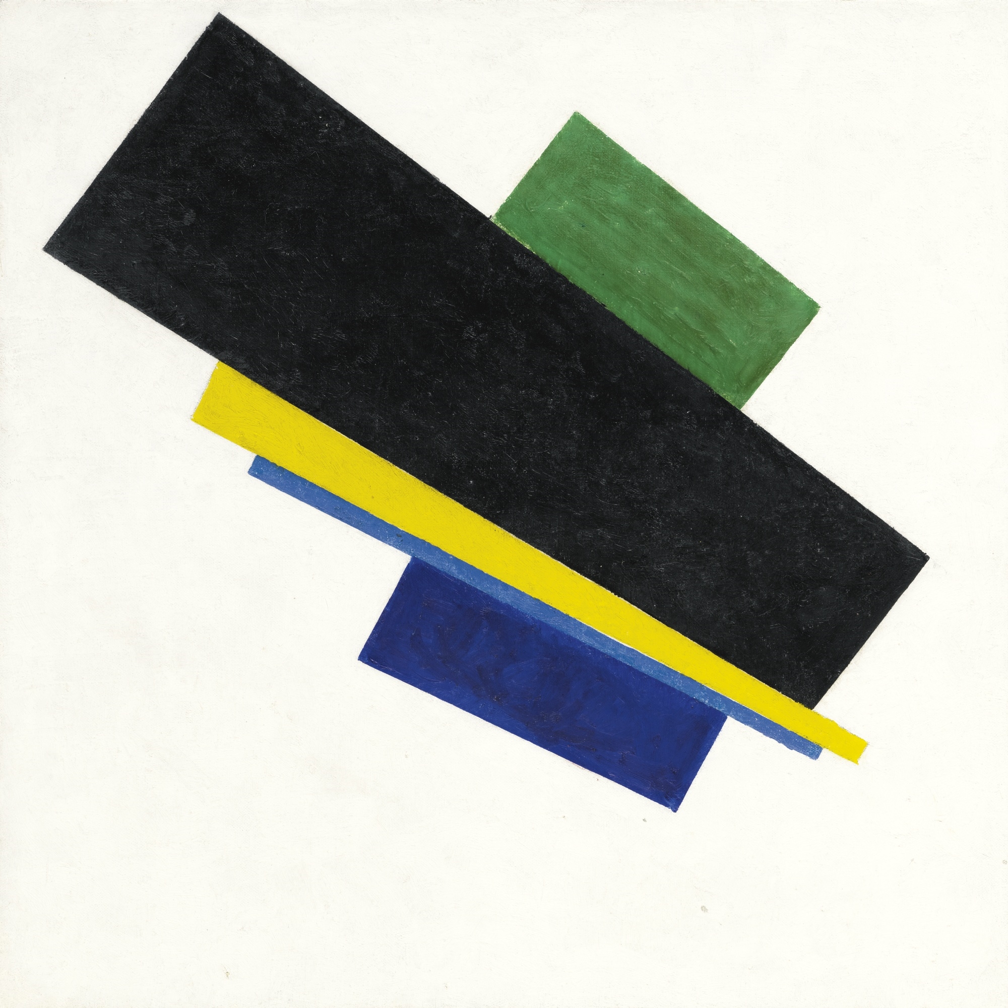 SUPREMATISM, 18TH CONSTRUCTION by Kazimir Malevich, 1915