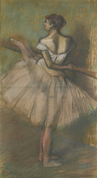 Edgar Degas、DANSEUSE A LA BARRE Edgar Degas, Danseuse a la barre, 1935 | Dawson Cole Fine Art