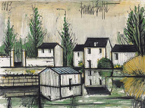 Bernard Buffet | Nature morte au chou (1955) | MutualArt
