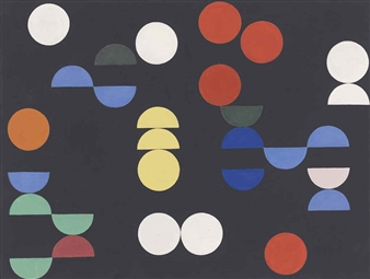 Composition à cercles et demicercles - Sophie Taeuber-Arp