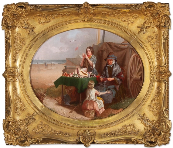 Collinson James portrait of james collinson; portrait of eliza