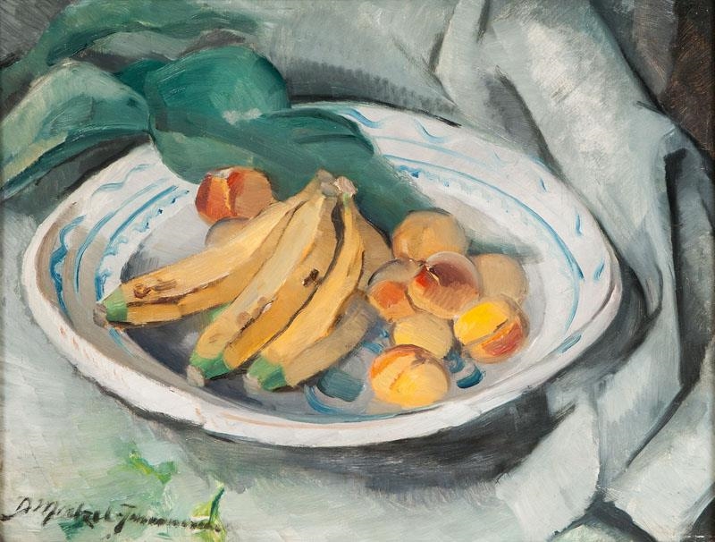 Artwork by Dorothea Maetzel-Johannsen, Fruit Still Life, Made of Oil on wood