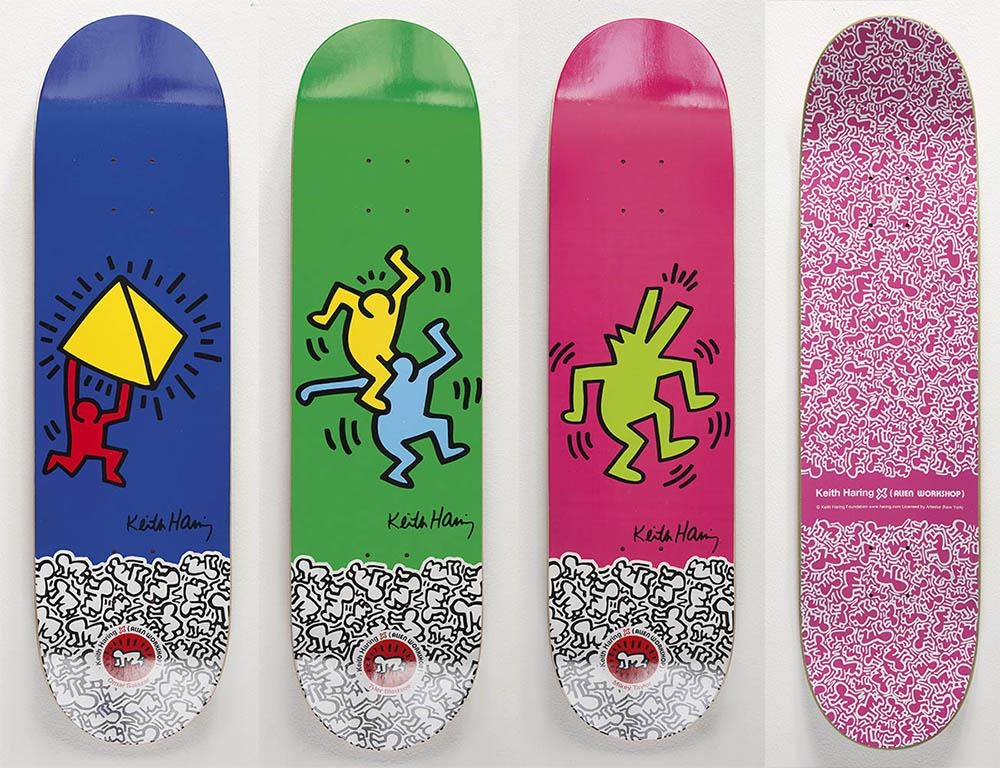 Keith Haring Iconic Collection of Skateboards MutualArt