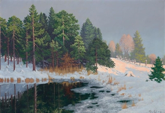 A Sunny Day in Winter - Phillip Graf