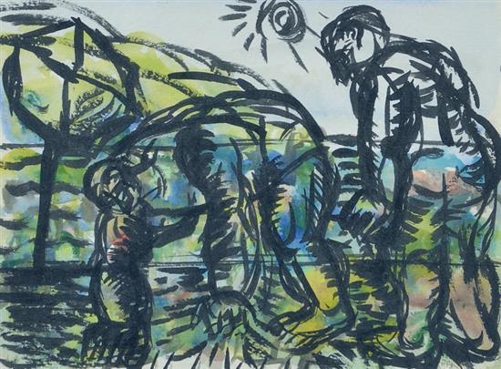 Figure Group by Joe Furlonger, 1987