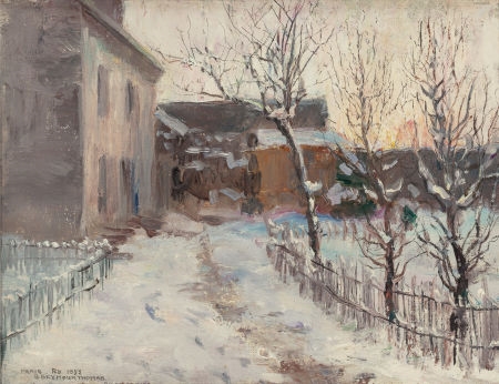 First Studio in Paris by Stephen Thomas, 1892