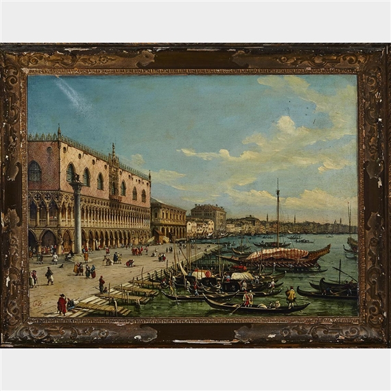 View of Doge’s Palace by Canaletto