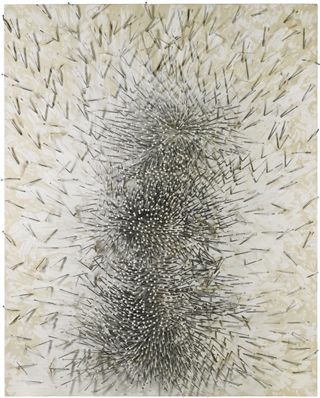 WEISSER SCHREI by Günther Uecker, 1986