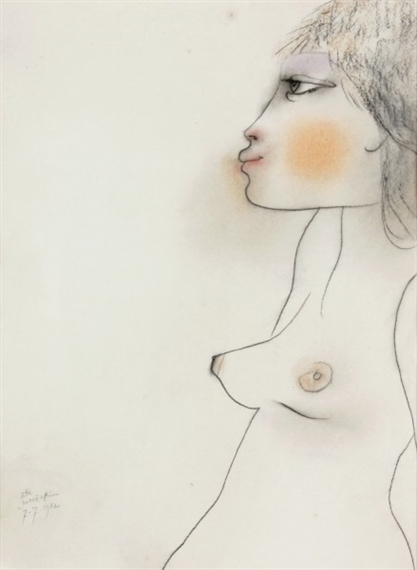 Nude by Ota Janeček, 1982