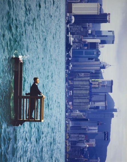 BALCON II HONG KONG by Philippe Ramette, 2001