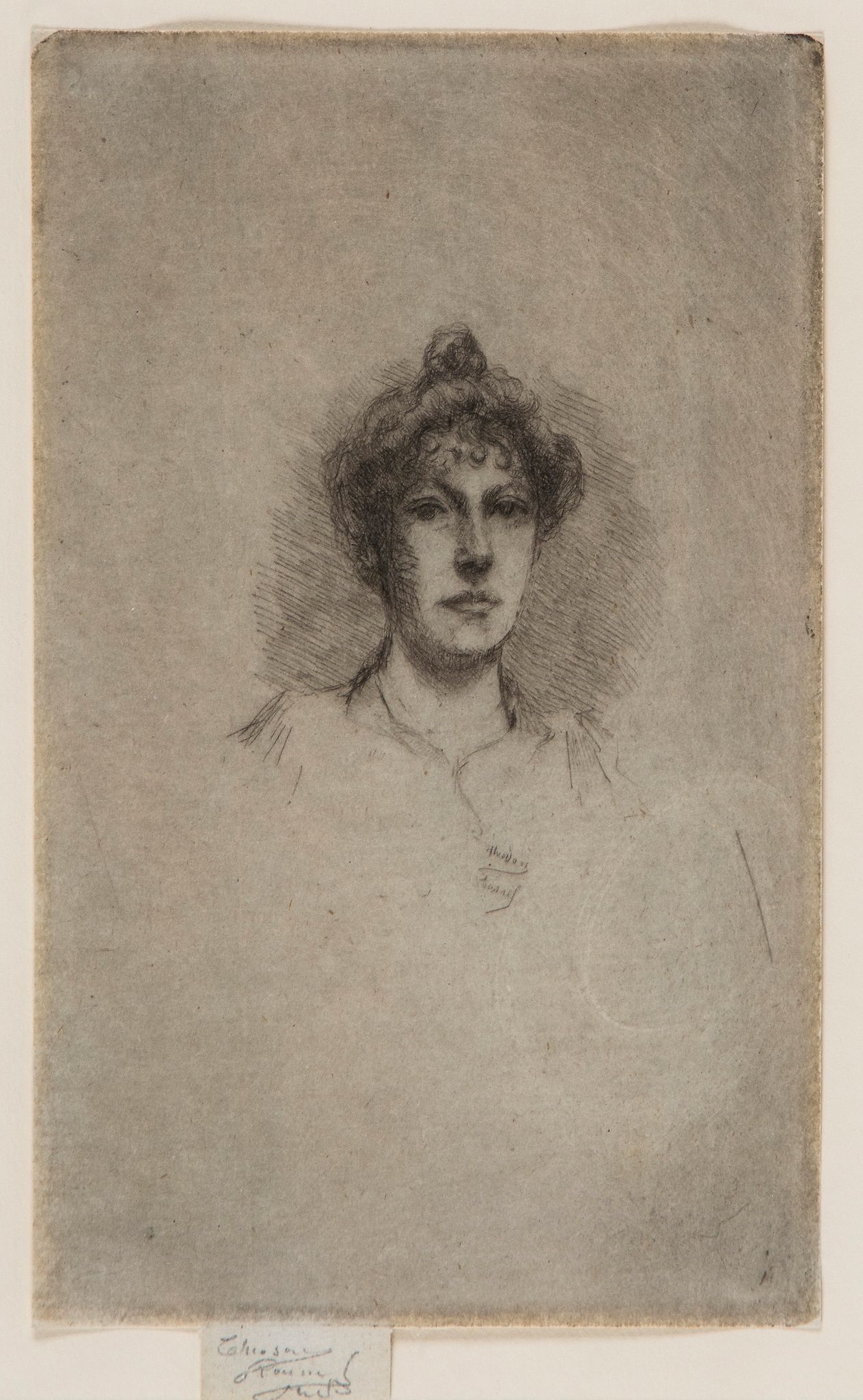 Théodore Roussel | Portrait of Miss Edith Austin (1895 - 1900) | MutualArt