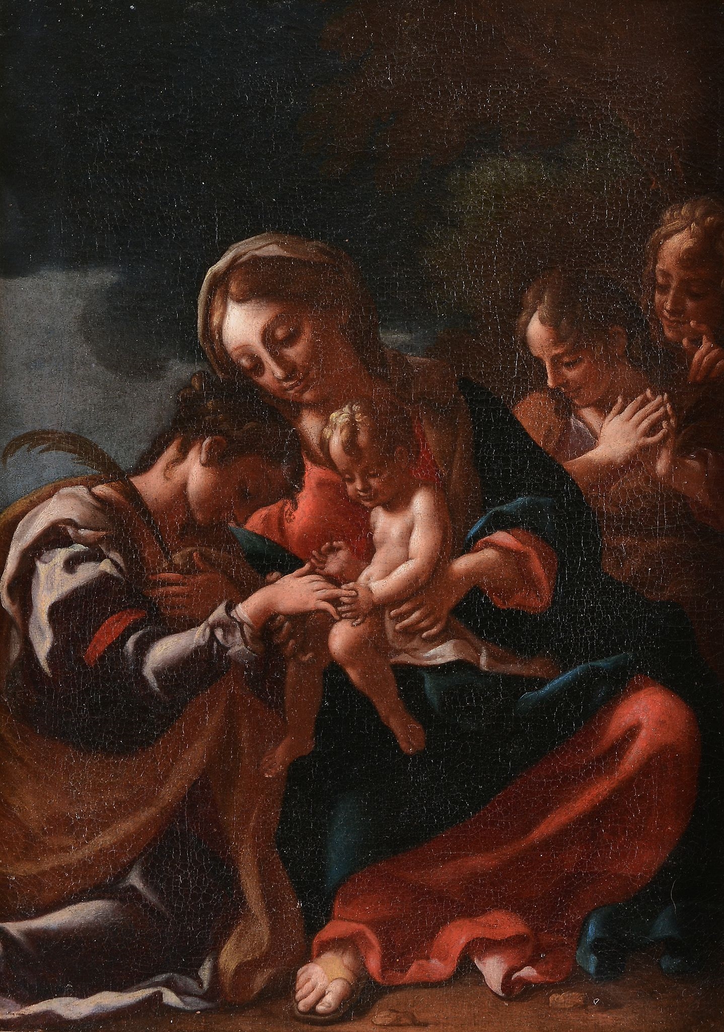 Bartolomeo Schedoni | Mystical marriage of Saint Catherine | MutualArt