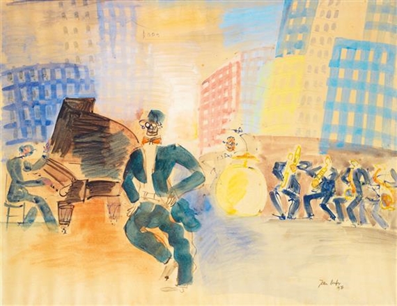 Au concert by Jean Dufy, 1926