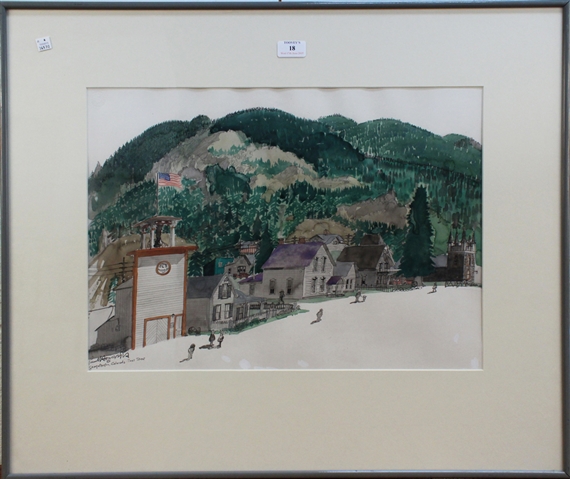 Georgetown, Colorado, Taos Street by Paul Hogarth