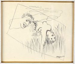 Erotic Scene by Toyen, 1932