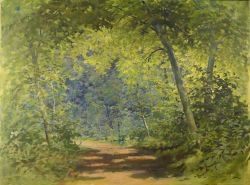 Forest Path by František Myslivec, 1960