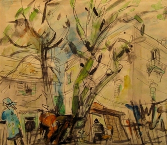 Figures in the Shtetl - Carl Joe