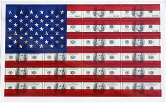 $100 U.S. Flag - Steven D. Gagnon