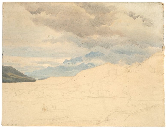 Luftstudie by Georg-Heinrich Crola, Circa 1830
