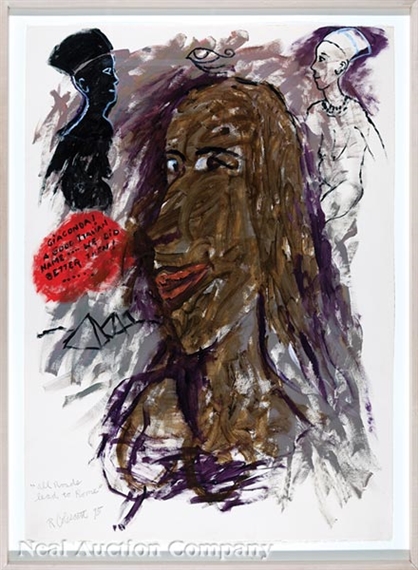 All Roads Lead to Rome by Robert Colescott, 1995