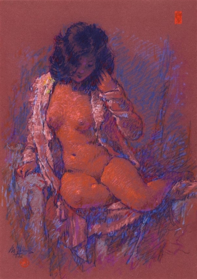 Nude by Lee Man Fong, 1976