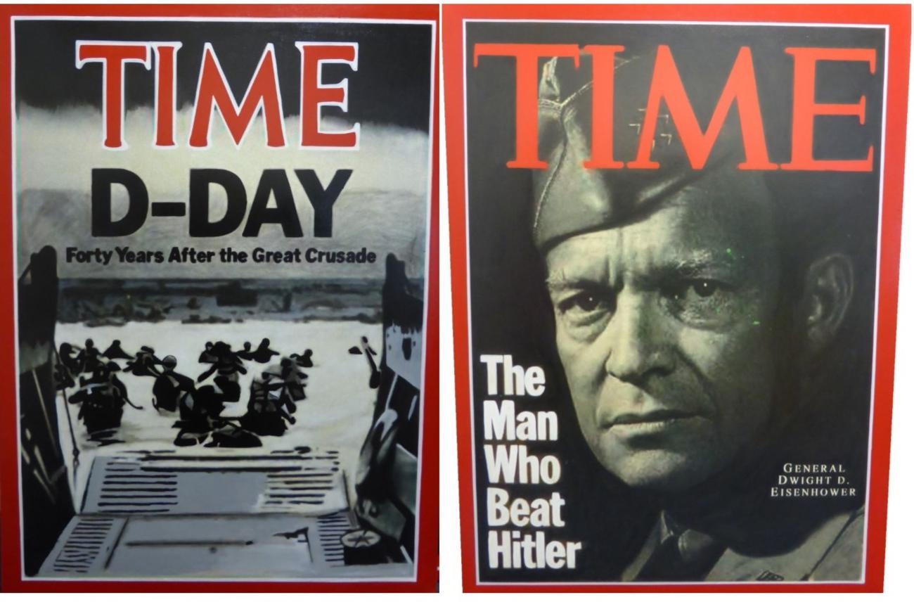 Steve Kaufman | 2 Works: Time Magazine Cover D-Day, Forty Years after ...
