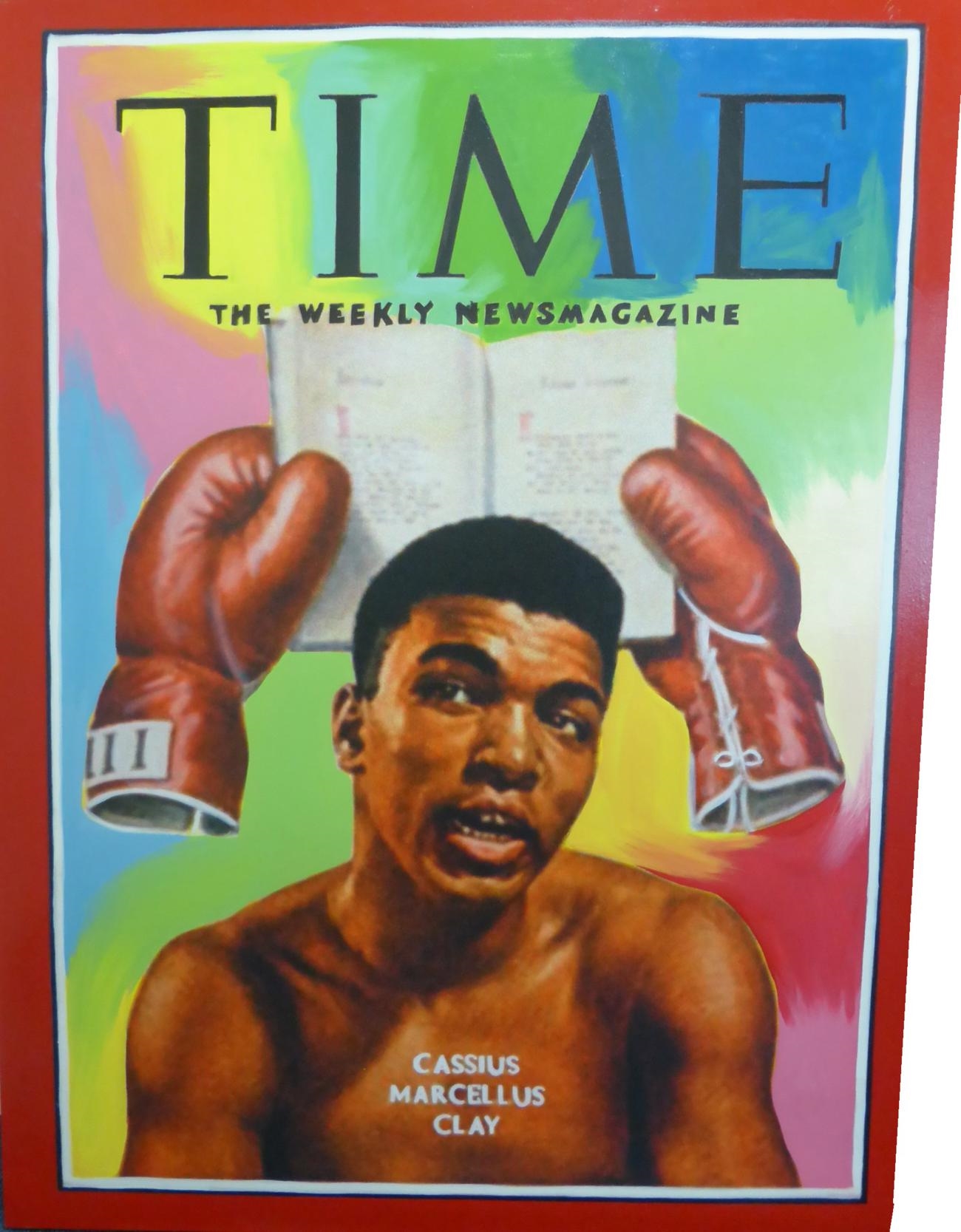 Steve Kaufman | Time Magazine Cover, Cassius Marcellus Clay | MutualArt
