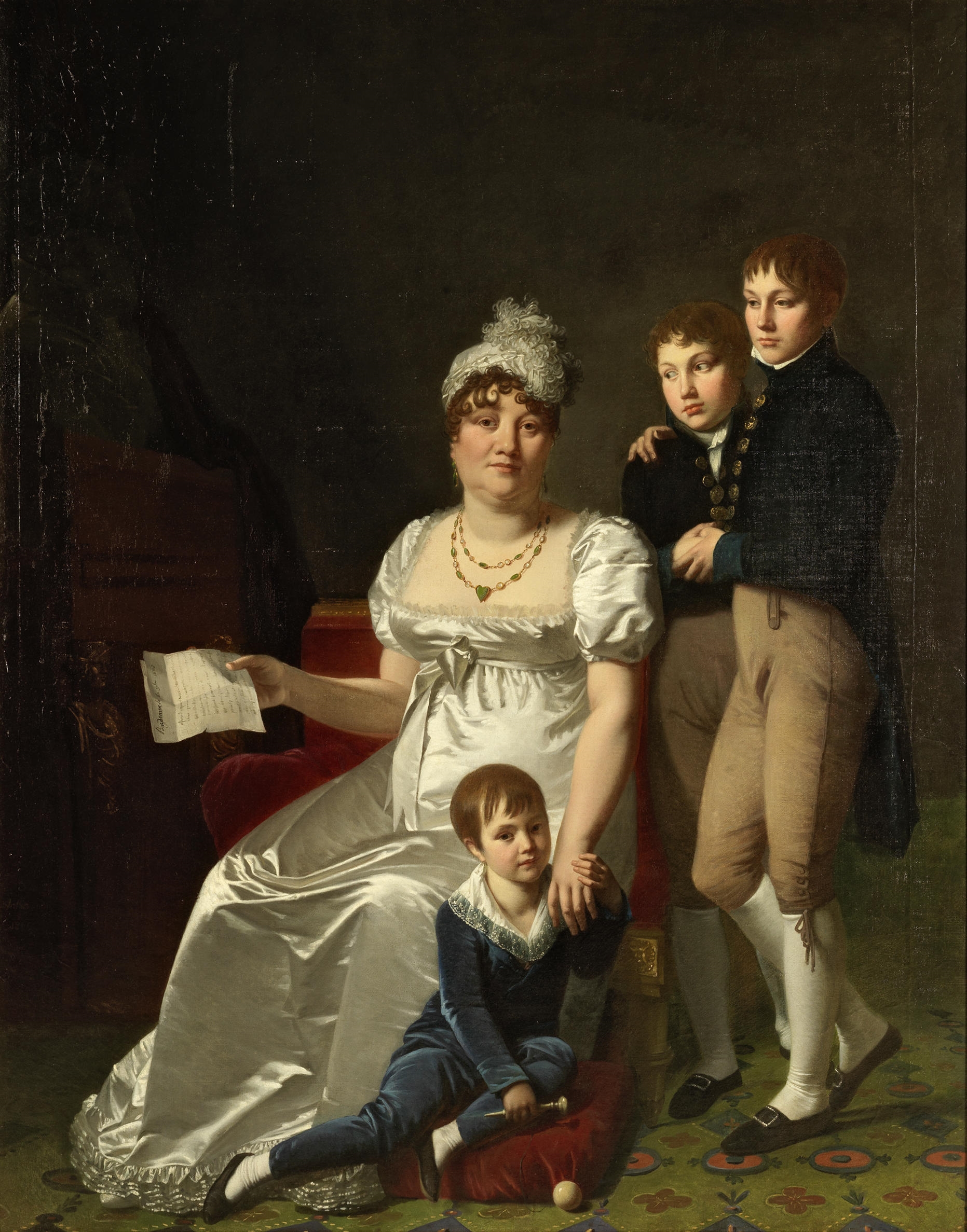 Jacques Antoine Vallin | Portrait of Madame B., née Étiennette ...