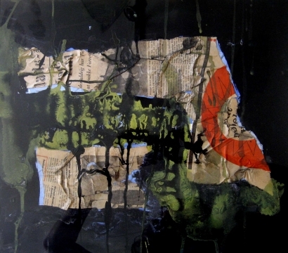 Abstract in Red by Jacob Wexler, 1962