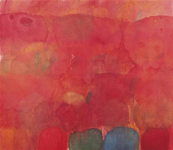 Red Light by Albert Irvin, 1970