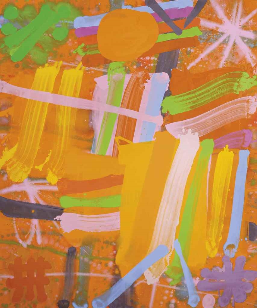 Artwork by Albert Irvin, Cavendish, Made of acrylic on canvas