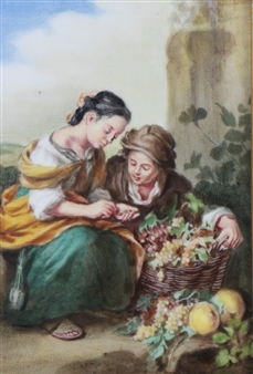 two children counting their gold - Bartolomé Estebán‏ Murillo