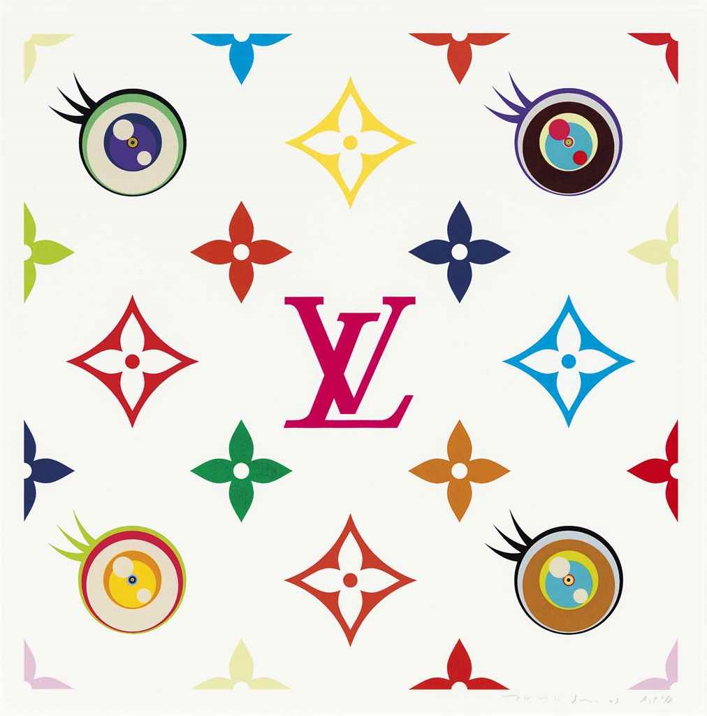 Bonhams : Louis Vuitton x Takashi Murakami A Black Multicolore Alma, 2003