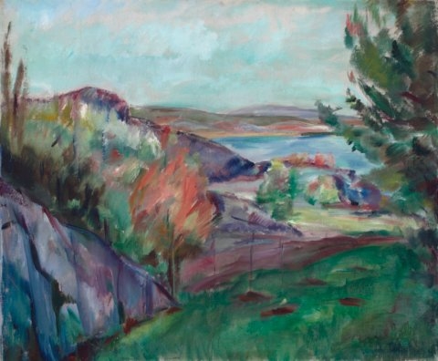 Fra Skåtøy by Henrik Lund, 1924