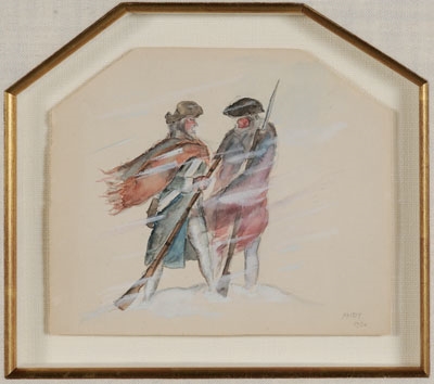 Two Soldiers by Andrew Wyeth, 1930