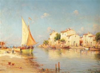 A Mediterranean port - Vincent Monago