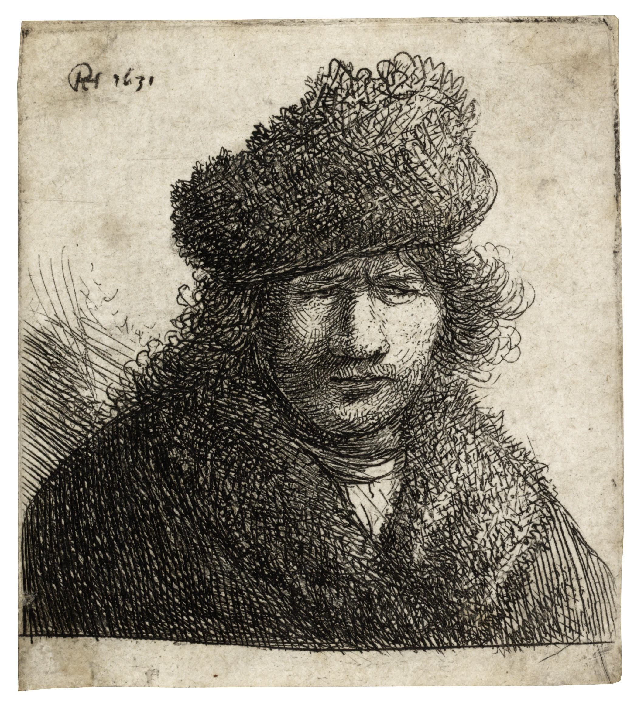Рембрандт автопортрет 1630