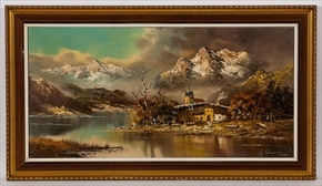 MOUNTAIN PEAKS by August Alexander Wendehals