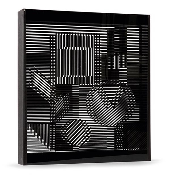 Vasarely Victor Naissances, Bach, 1973 MutualArt