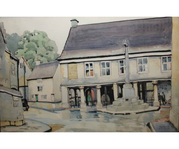 veronica-burleigh-town-scene-mutualart