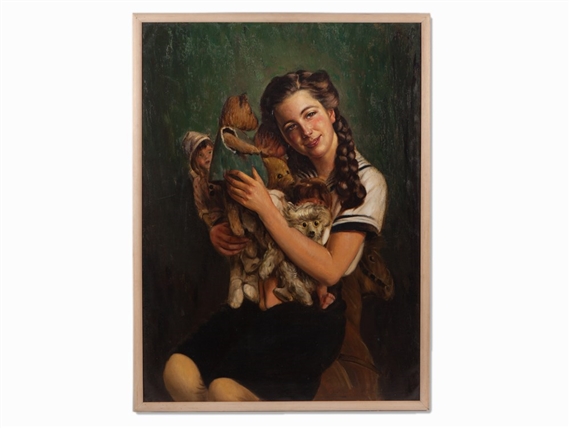 Daughter of the Artist by Anton Filkuka, circa 1930/1935