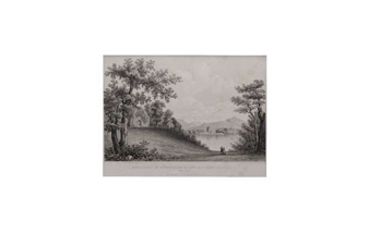 Monastery on Innisfallen Island and Ross Castle, Killarney - William Crofton