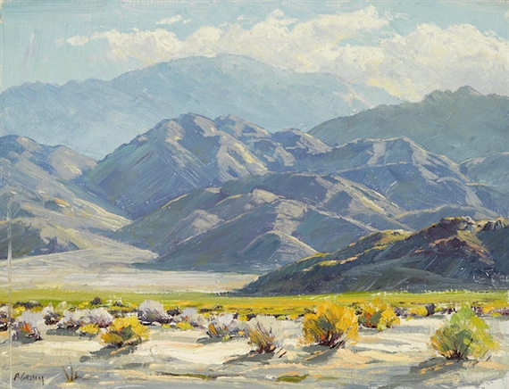 Near Cathedral City by Paul Grimm, 1934